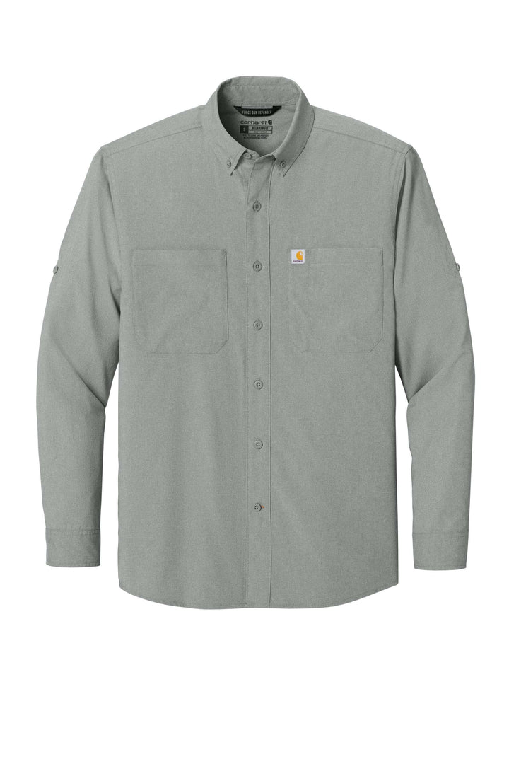 Carhartt Force® Sun Defender™ Long Sleeve Shirt - CT107106 - Premium Workwear from Carhartt - Just $76.95! Shop now at Pat's Monograms