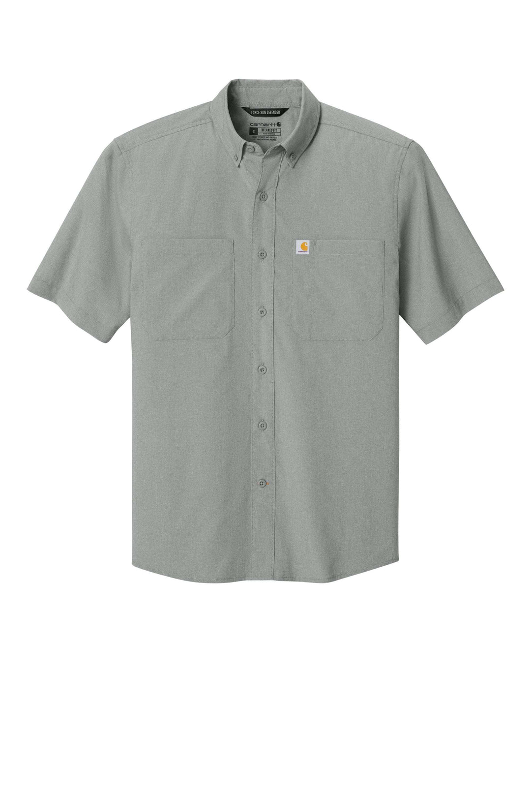 Carhartt Force® Sun Defender™ Short Sleeve Shirt - CT107107 - Premium Workwear from Carhartt - Just $69.95! Shop now at Pat's Monograms
