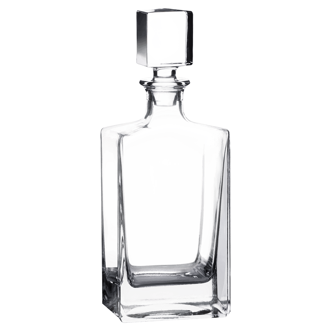 Rectangle Glass Decanter - 810ml add Laser Engraving - Premium barware from JDS - Just $34.95! Shop now at Pat's Monograms