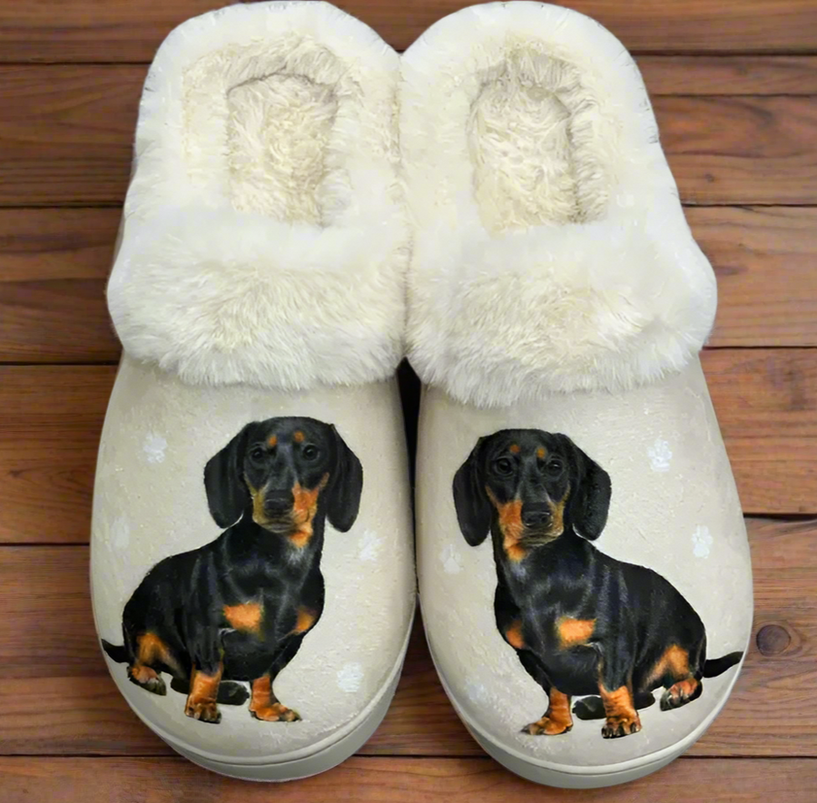 Dachshund Black Snuggs Slippers - Premium Slippers from E&S Pets - Just $24.95! Shop now at Pat's Monograms