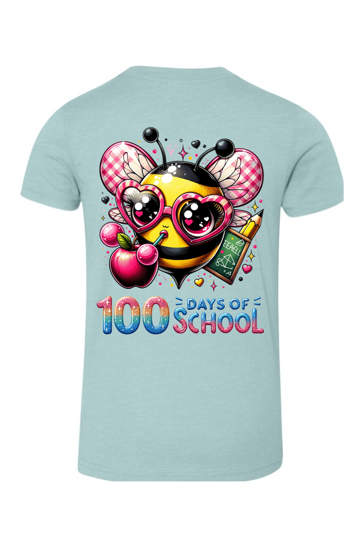 100 Days of School - Honey Bee - Premium T-Shirts from Pat's Monograms - Just $24.95! Shop now at Pat's Monograms