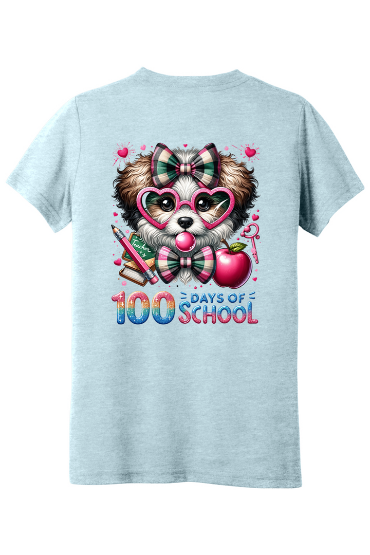 100 Days of School - Bubblegum Dog - Premium Youth Apparel from Pat's Monograms - Just $24.95! Shop now at Pat's Monograms