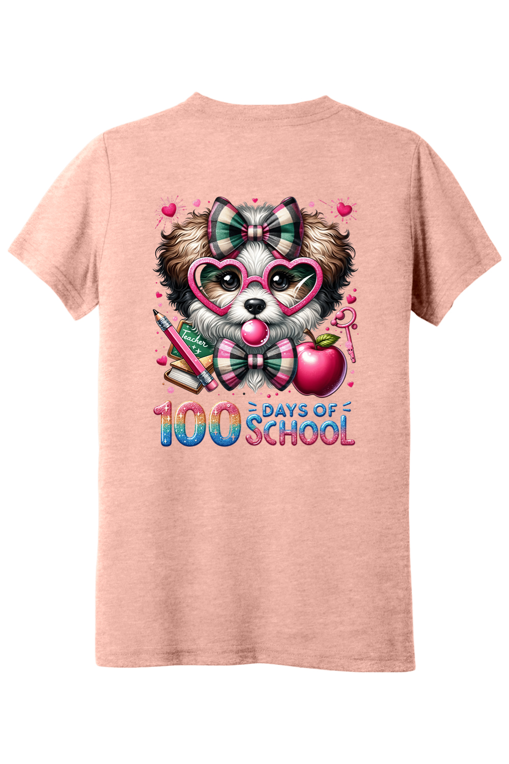 100 Days of School - Bubblegum Dog - Premium Youth Apparel from Pat's Monograms - Just $24.95! Shop now at Pat's Monograms