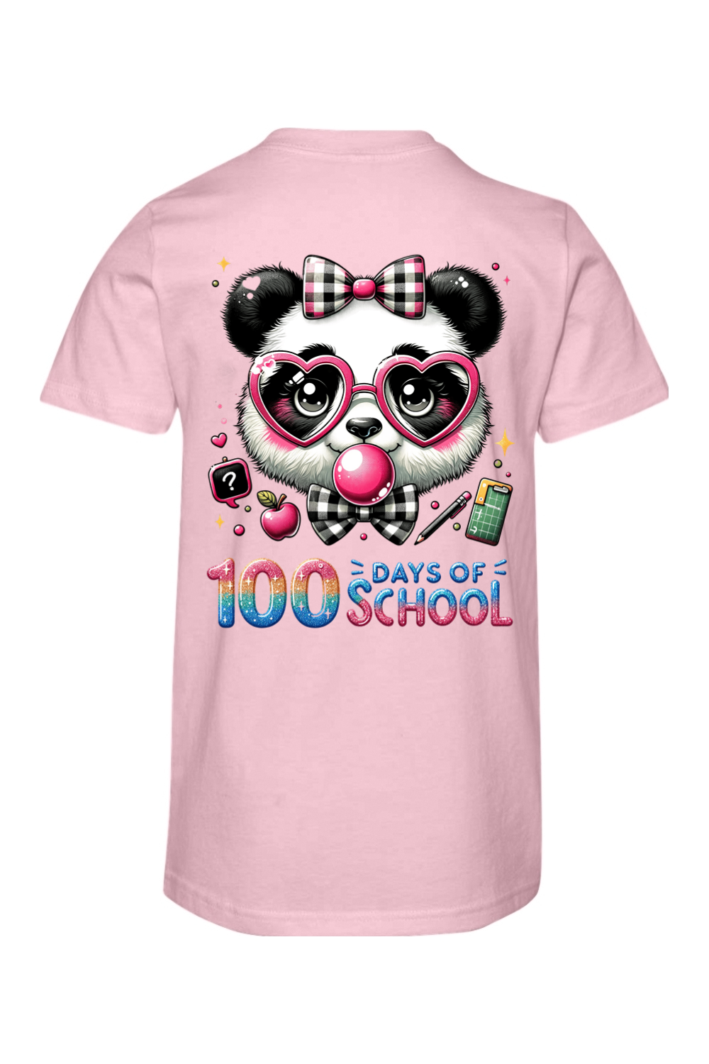 100 Days of School - Panda - Premium T-Shirts from Pat's Monograms - Just $24.95! Shop now at Pat's Monograms