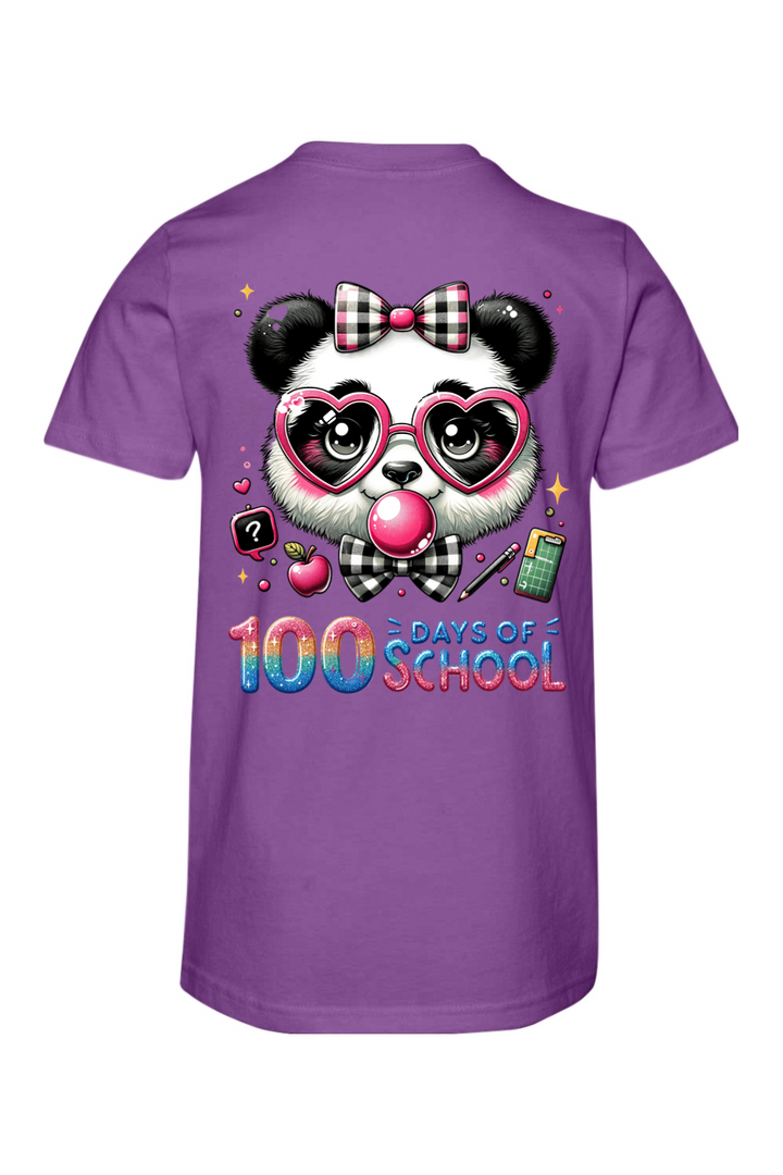 100 Days of School - Panda - Premium T-Shirts from Pat's Monograms - Just $24.95! Shop now at Pat's Monograms