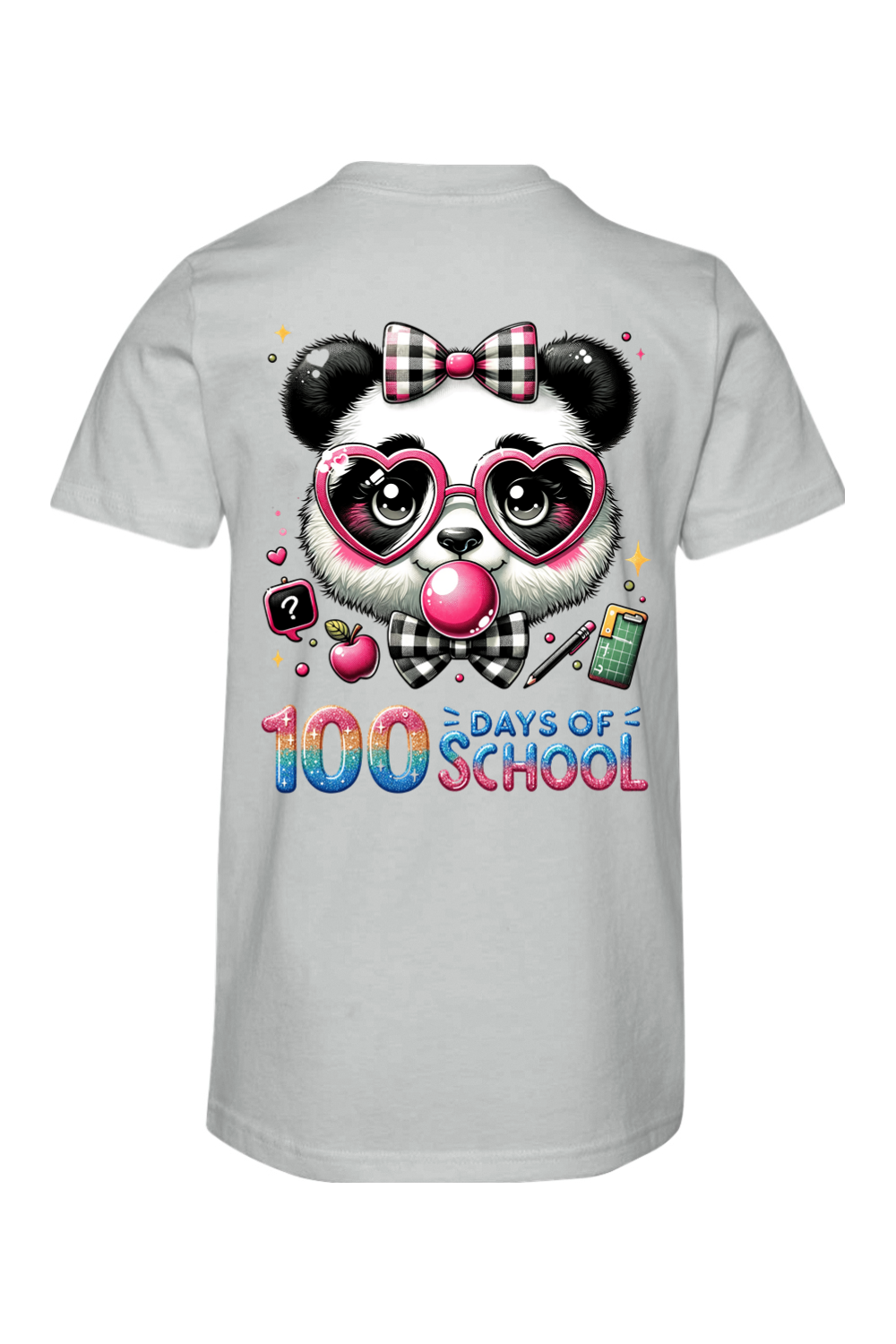 100 Days of School - Panda - Premium T-Shirts from Pat's Monograms - Just $24.95! Shop now at Pat's Monograms