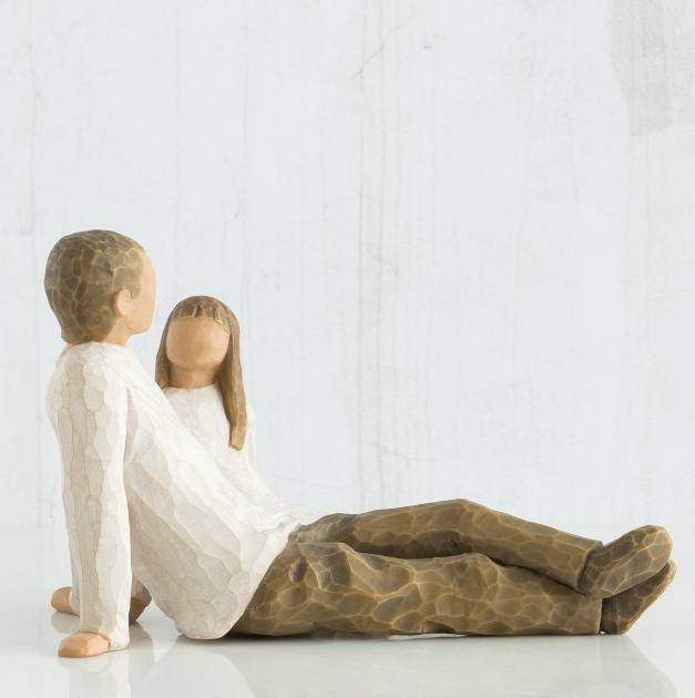 Father and Daughter - Premium Figurines from Willow Tree - Just $47.95! Shop now at Pat's Monograms