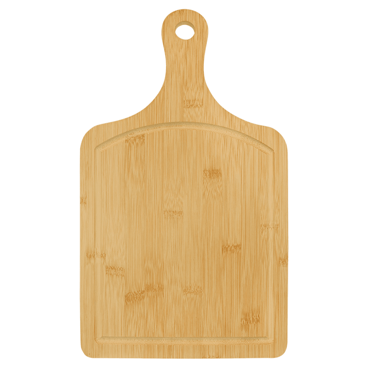 Bamboo Cutting Board - Paddle Shape with Juice Groove - Premium Cutting Boards from JDS - Just $15.95! Shop now at Pat's Monograms