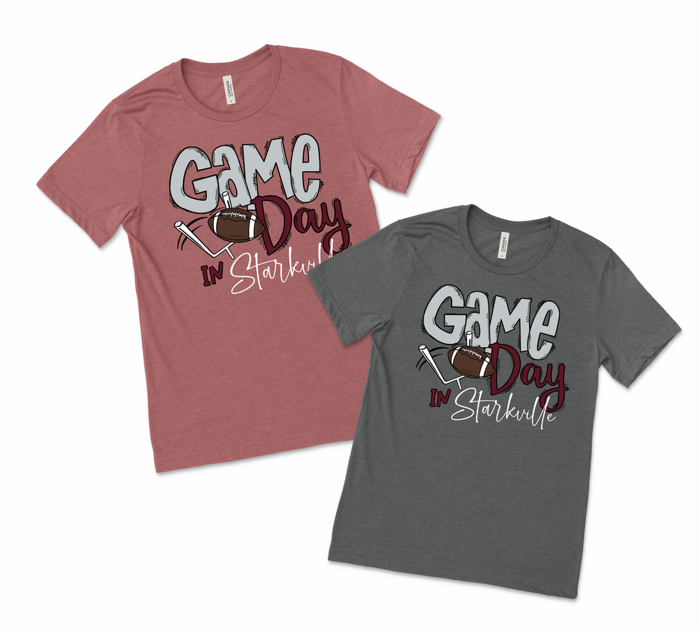 Game Day Tee - MS State - Premium T-Shirts from Pat's Monograms - Just $20! Shop now at Pat's Monograms