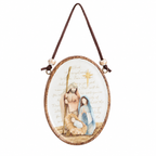 A Child is Born Mango Wood Ornaments