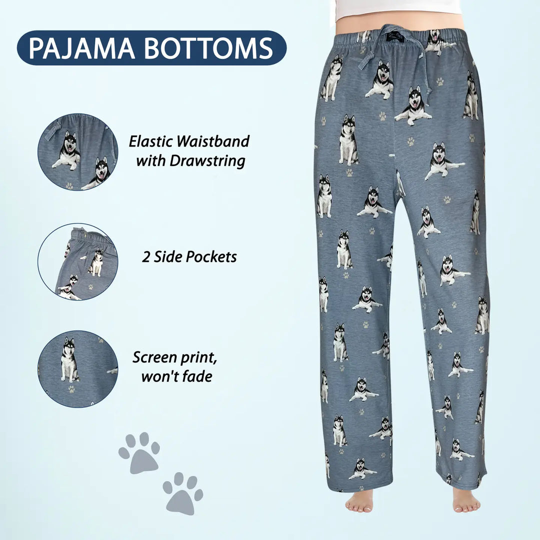 Siberian Husky Pajama Pants - Premium Pajamas from E&S Pets - Just $26.95! Shop now at Pat's Monograms