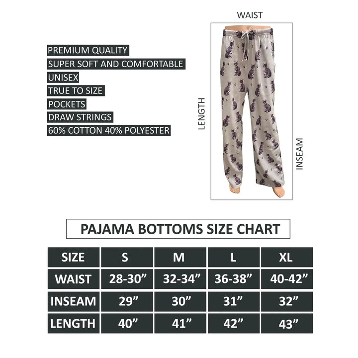 Silver Tabby Cat Pajama Pants - Premium Pajamas from E&S Pets - Just $26.95! Shop now at Pat's Monograms