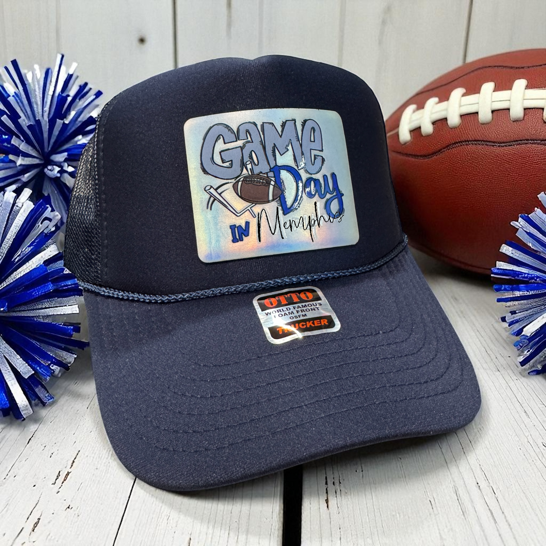 Game Day Caps - Memphis - Premium hats from Pat's Monograms - Just $24.95! Shop now at Pat's Monograms