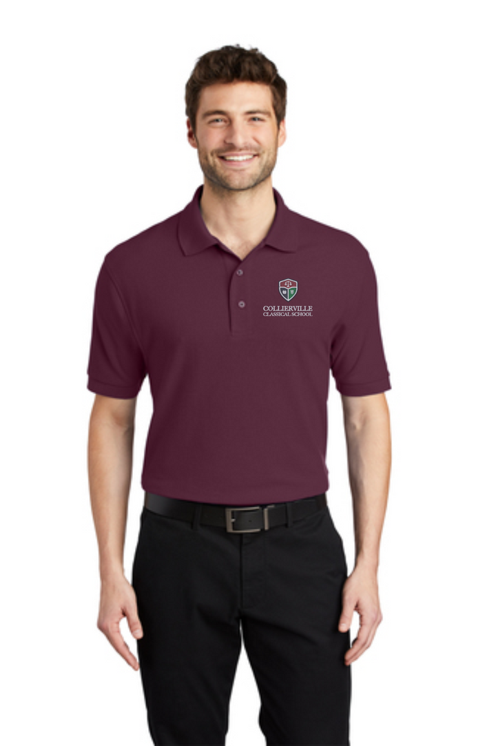 CCS - K500 Port Authority Unisex Silk Touch Polo - Premium School Uniform from Pat's Monograms - Just $20! Shop now at Pat's Monograms