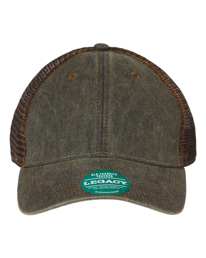 Old Favorite Trucker Cap - OFA 57295 - Premium Headwear from Legacy - Just $17! Shop now at Pat's Monograms