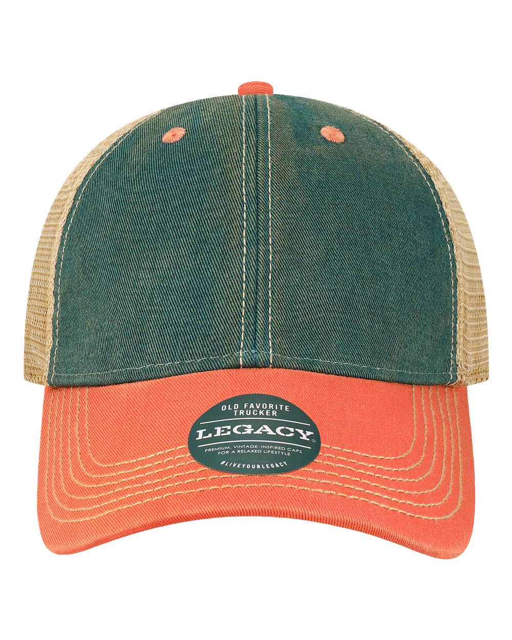 Old Favorite Trucker Cap - OFA 57295 - Premium Headwear from Legacy - Just $17! Shop now at Pat's Monograms