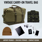 Vintage Carry-On Travel Bag - Premium  from Rothco - Just $69.95! Shop now at Pat's Monograms