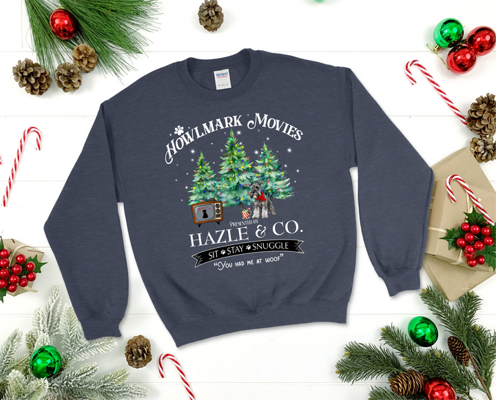 "Howlmark" Movie Sweatshirt - Personalized with your favorite Dog Breed - Premium holiday from Pat's Monograms - Just $42.95! Shop now at Pat's Monograms