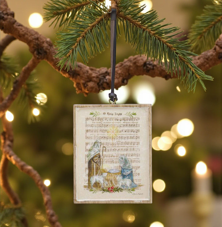 Holy Family Mango Wood Ornaments - Premium Christmas Ornament from Burton and Burton - Just $11.95! Shop now at Pat's Monograms