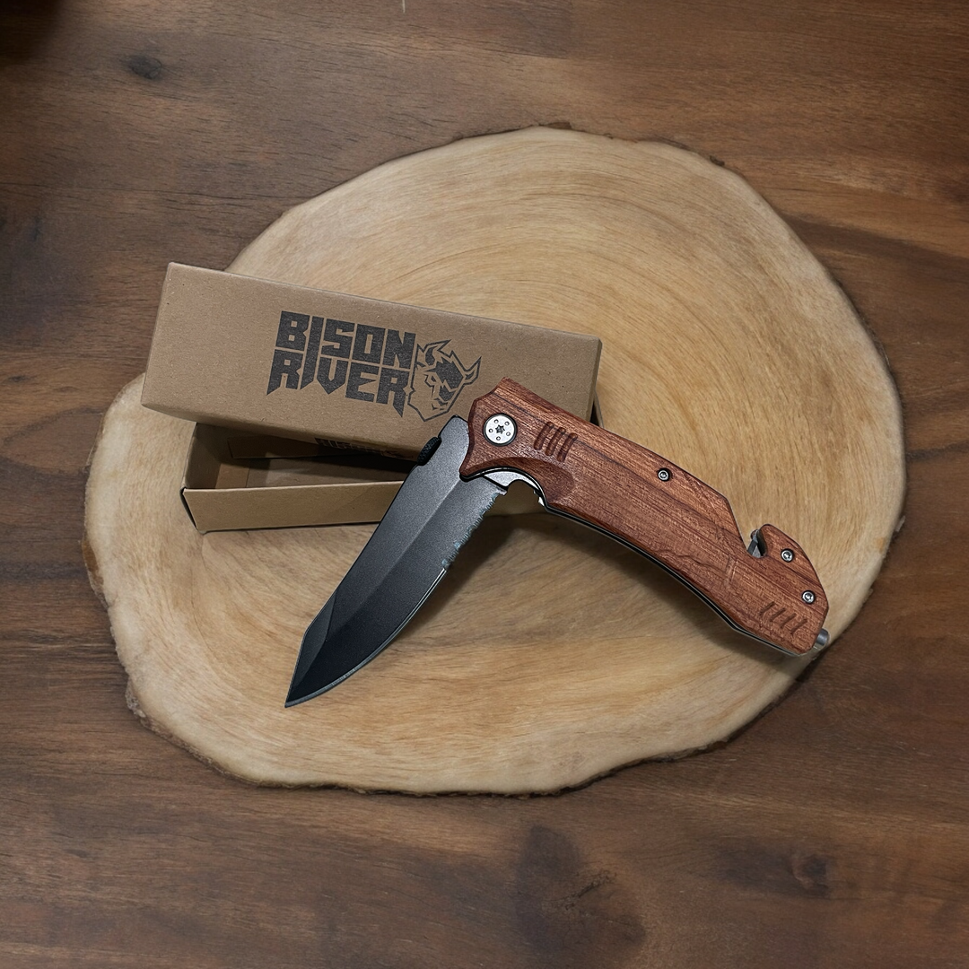 Engraved Rescue Knives - Premium Knives from Bison River - Just $19.95! Shop now at Pat's Monograms