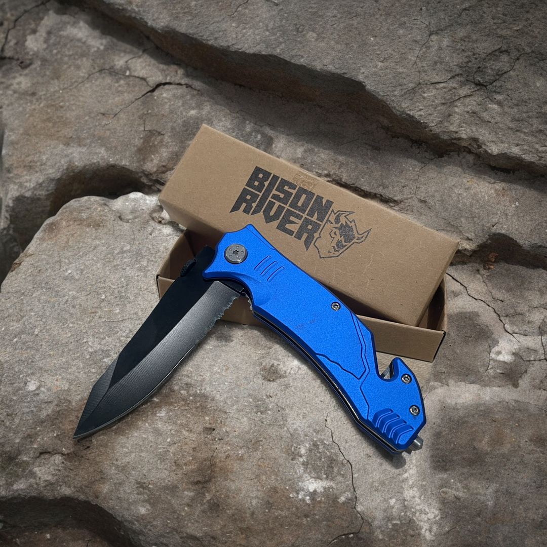 Engraved Rescue Knives - Premium Knives from Bison River - Just $19.95! Shop now at Pat's Monograms