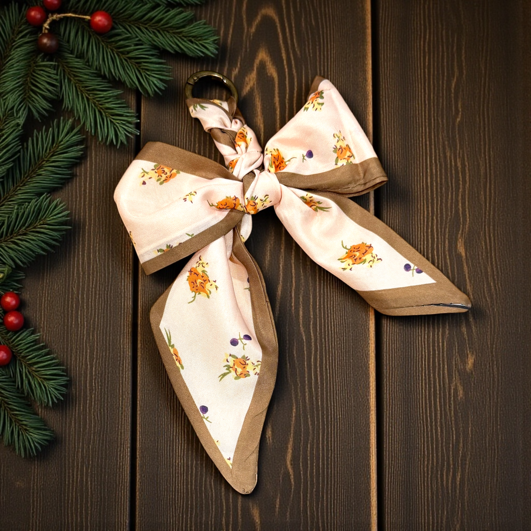 Silo Ladies Night - Braided Bow Bag Scarf Event - Premium Accessories from Pat's Monograms - Just $15! Shop now at Pat's Monograms