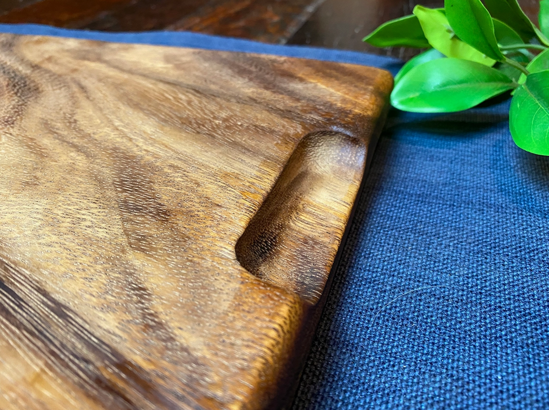 Premium, All Dark Grain Small Square End Cutting Board - Premium Cutting Boards from Tuckahoe Hardwoods - Just $29.95! Shop now at Pat's Monograms