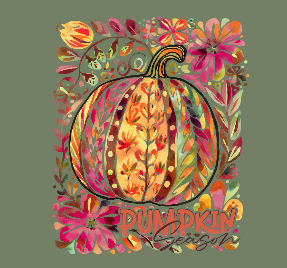 Pumpkin Season - NEW Style - Pocket Crewneck - Premium Shirts and Tanks from Pat's Monograms - Just $38.95! Shop now at Pat's Monograms