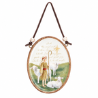 A Child is Born Mango Wood Ornaments