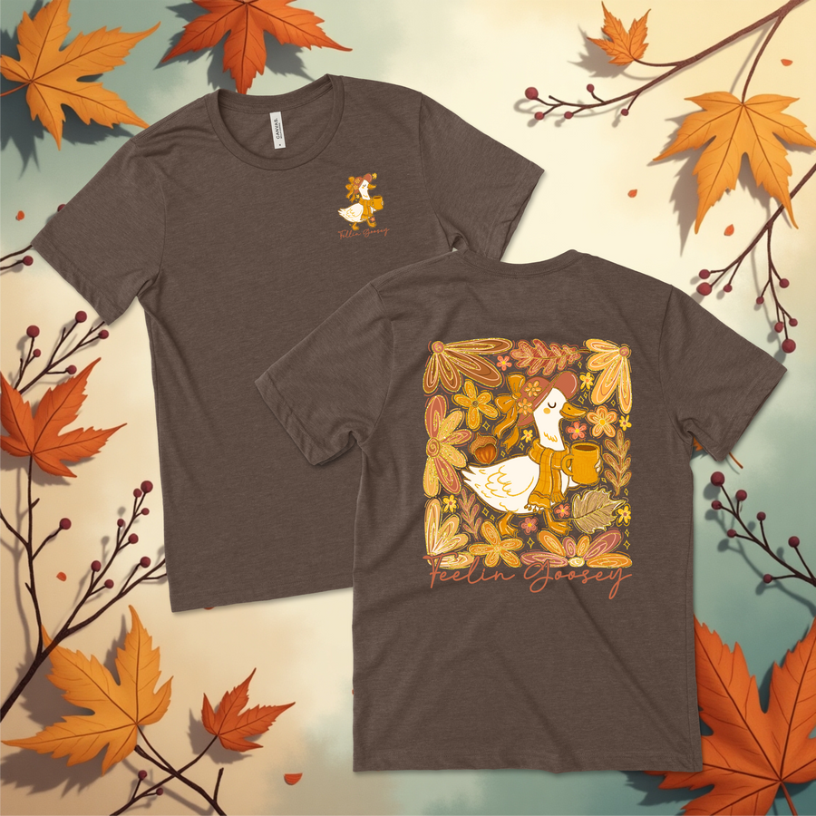 Feelin' Goosie Fall Shirt - Premium Shirts and Tanks from Pat's Monograms - Just $24.95! Shop now at Pat's Monograms