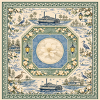 Southern Theme Mahjong Mat — Art Edition — Preorder - Premium Mahjong from Pat's Monograms - Just $80! Shop now at Pat's Monograms
