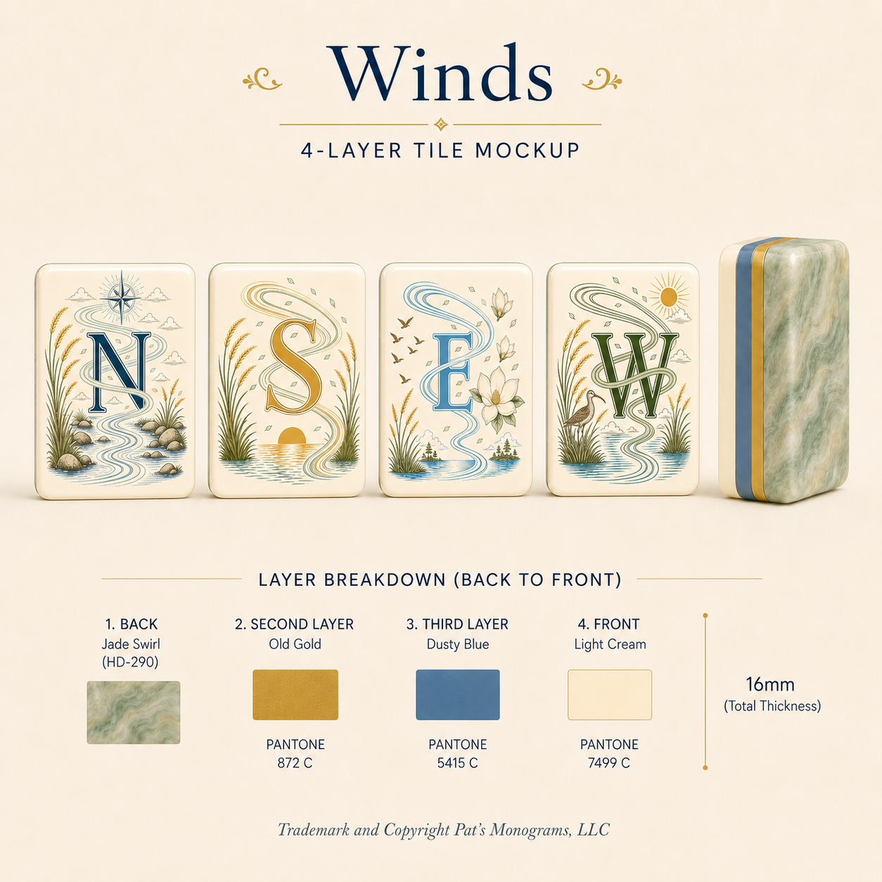 The Mahjestic South - Mahjong Set - Premium Mahjong from Told in Tiles - Just $450! Shop now at Pat's Monograms