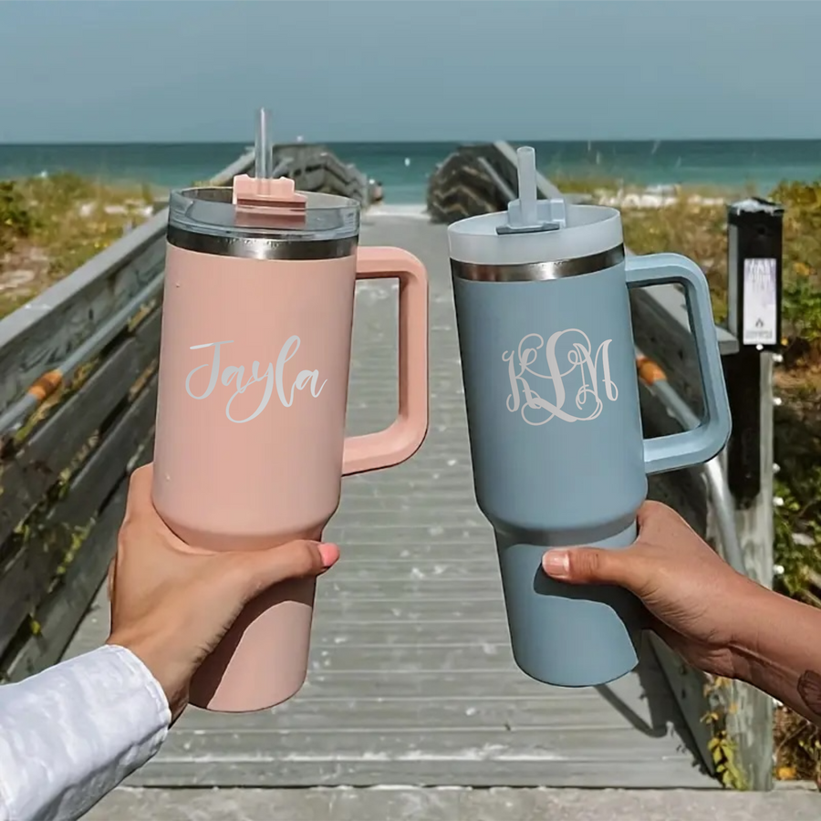 40oz. Tumbler Promotion - INCLUDES ENGRAVING - Premium drinkware from Pat's Monograms - Just $30! Shop now at Pat's Monograms