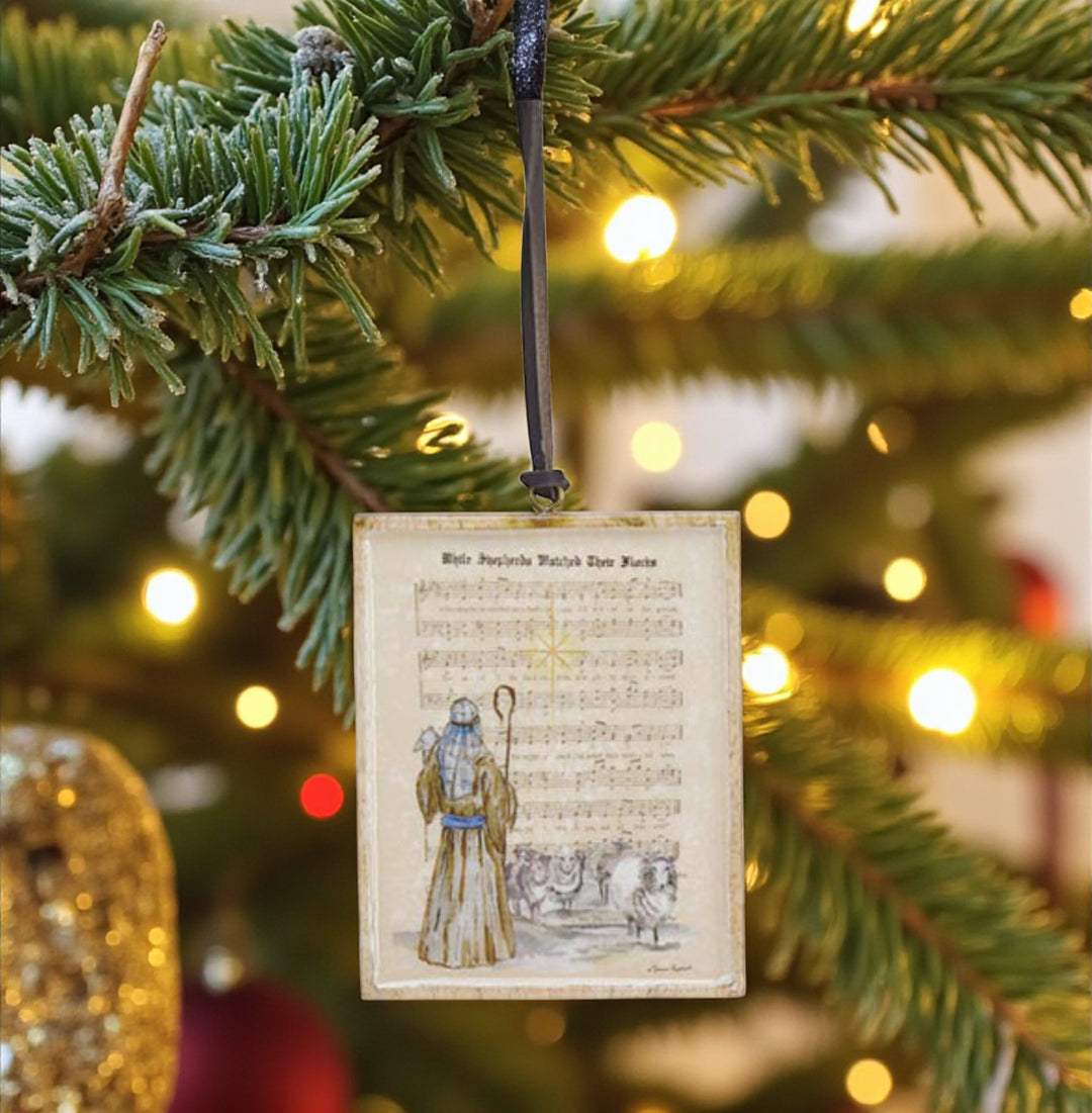 Holy Family Mango Wood Ornaments - Premium Christmas Ornament from Burton and Burton - Just $11.95! Shop now at Pat's Monograms