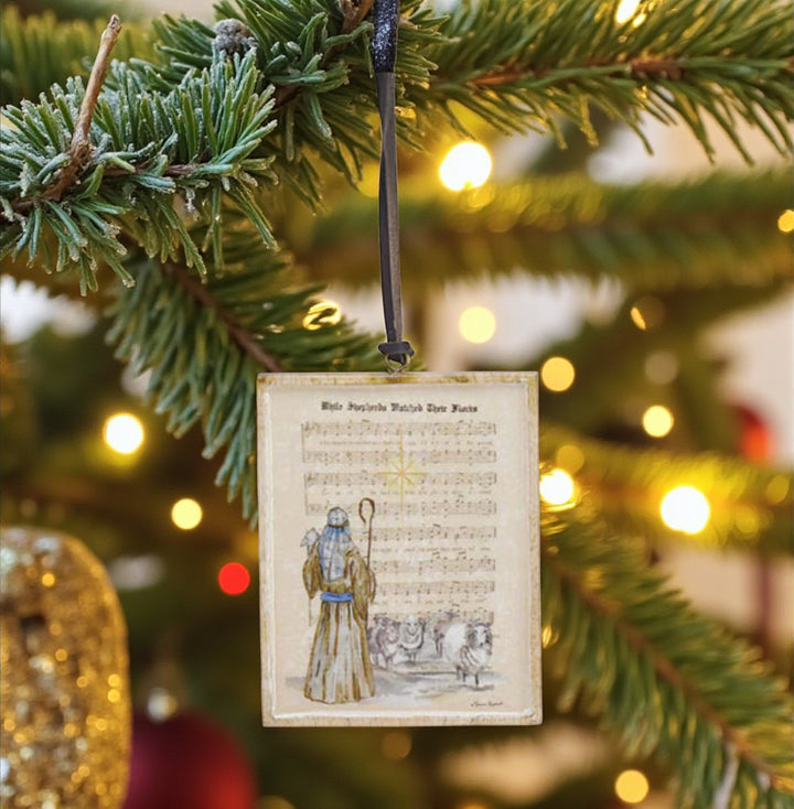 Holy Family Mango Wood Ornaments - Premium Christmas Ornament from Burton and Burton - Just $11.95! Shop now at Pat's Monograms