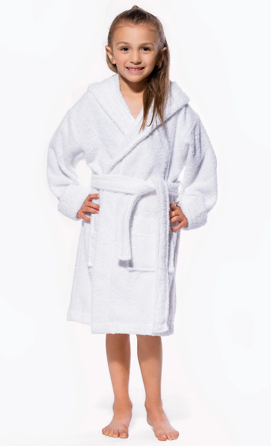 Hooded Terry Kids Bathrobe - Premium Youth Apparel from Robemart - Just $32.00! Shop now at Pat's Monograms