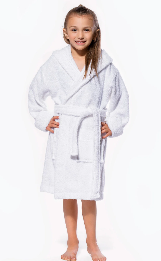 Hooded Terry Kids Bathrobe - Premium Youth Apparel from Robemart - Just $32.00! Shop now at Pat's Monograms