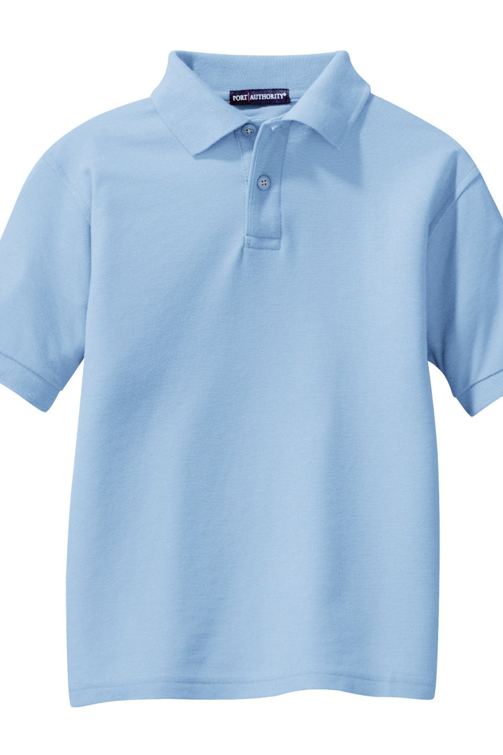 CCS - Port Authority Unisex Youth Silk Touch Polo Y500 - Premium School Uniform from Pat's Monograms - Just $20! Shop now at Pat's Monograms