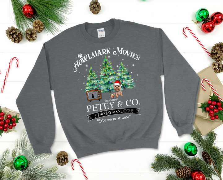 "Howlmark" Movie Sweatshirt - Personalized with your favorite Dog Breed - Premium holiday from Pat's Monograms - Just $42.95! Shop now at Pat's Monograms