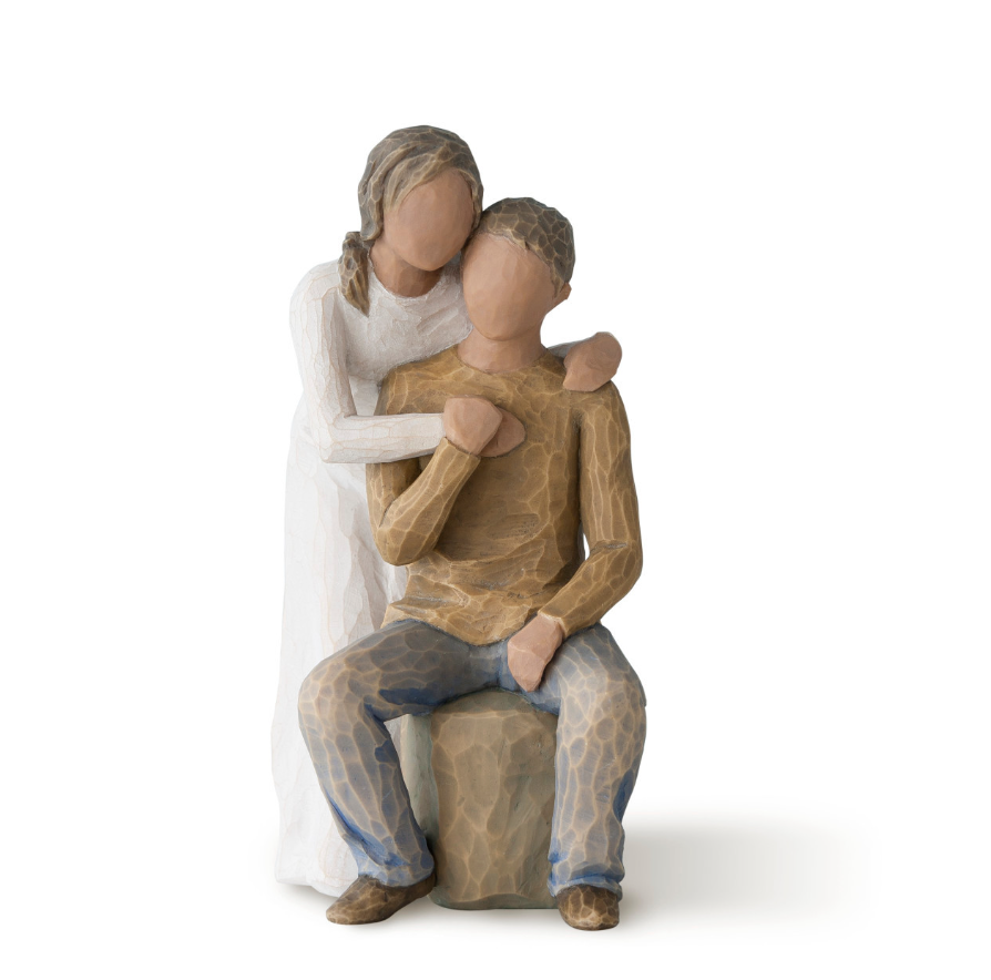 You and Me (darker Skin Tone) - Premium Figurines from Willow Tree - Just $49.95! Shop now at Pat's Monograms