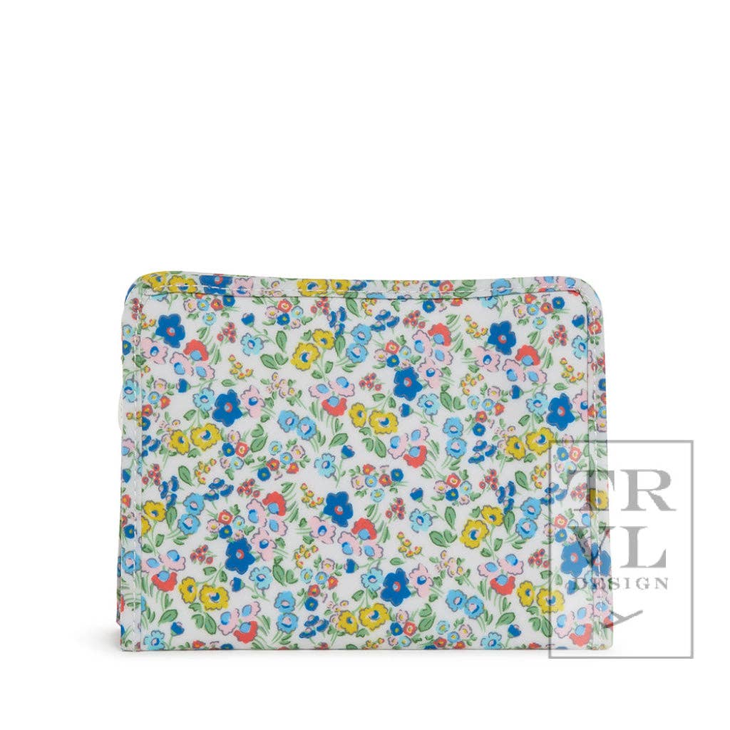 Roadie Medium - Posies Zip Bag - Premium travel bag from TRVL Design - Just $28.95! Shop now at Pat's Monograms