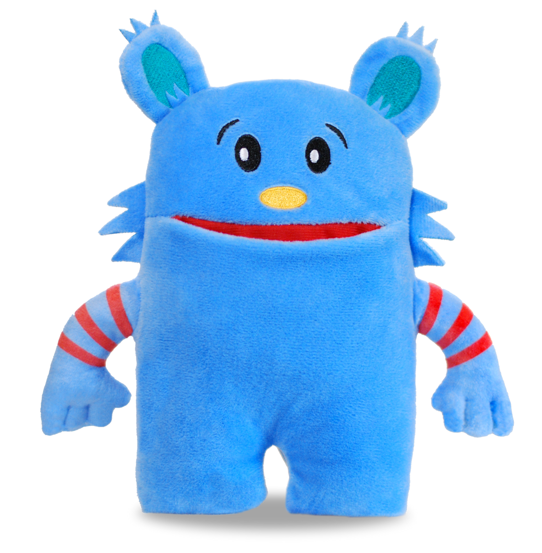 Blue Monster Tooth Fairy Pillow Stuffed Animal Plush Toy - Premium stuffed animals from The Tooth Brigade - Just $15.95! Shop now at Pat's Monograms