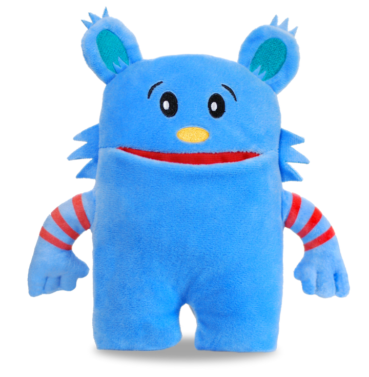 Blue Monster Tooth Fairy Pillow Stuffed Animal Plush Toy - Premium stuffed animals from The Tooth Brigade - Just $15.95! Shop now at Pat's Monograms