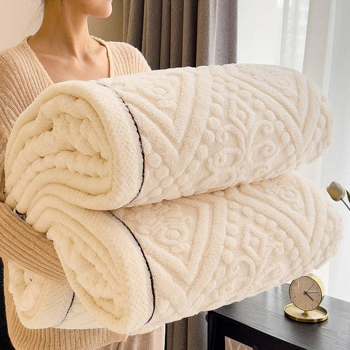 Home Decor Coral Fleece Soft Blanket - Premium  from Sweetkama - Just $44! Shop now at Pat's Monograms