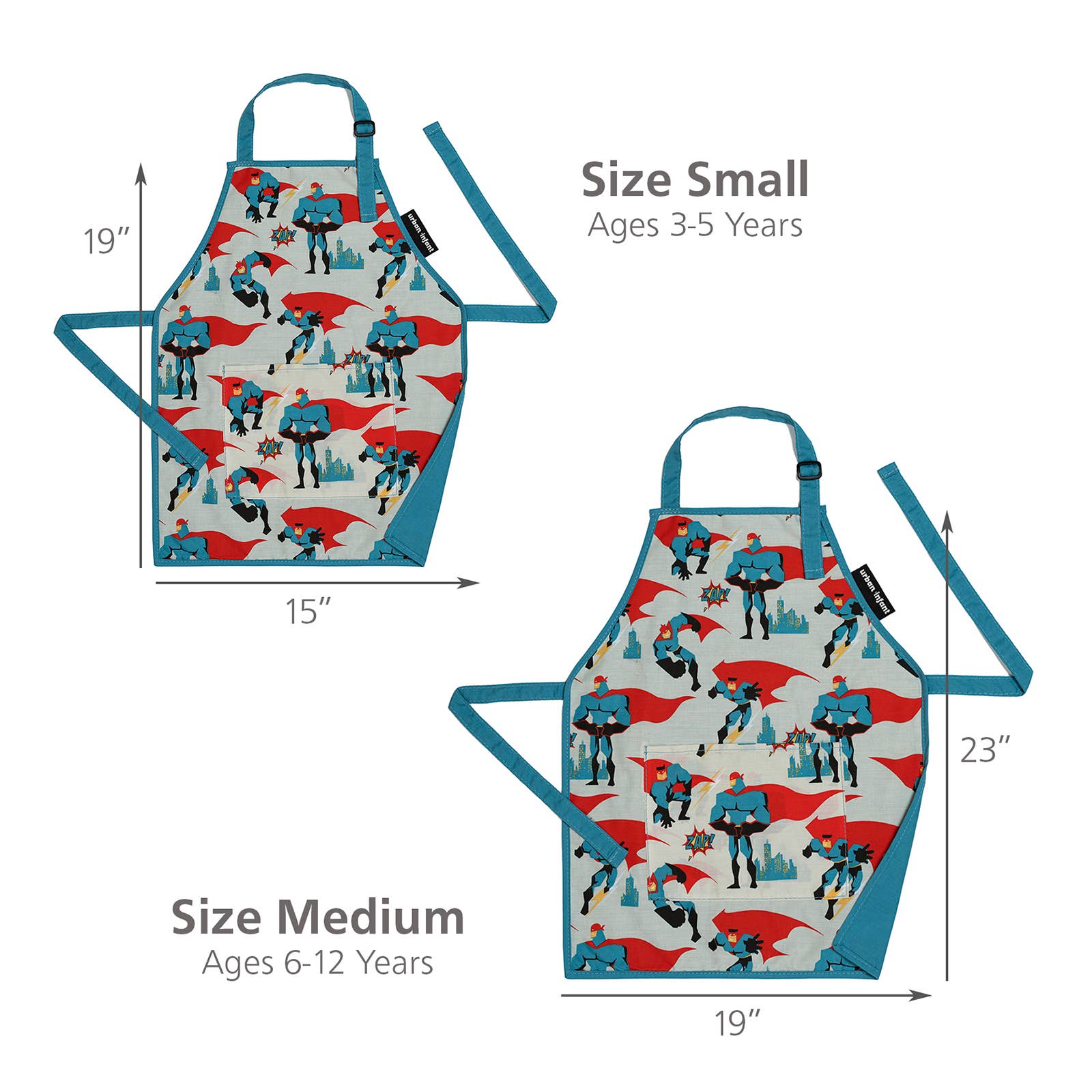 Little Helper Kids Apron, Washable Cotton/Poly - Urban Dude - Premium apron from Urban Infant - Just $16.95! Shop now at Pat's Monograms