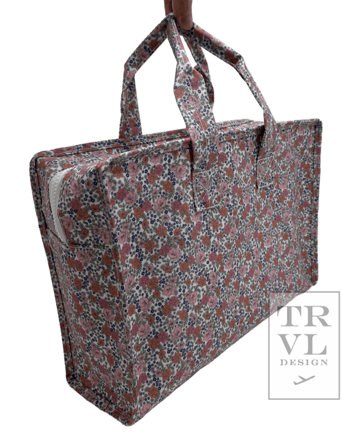 Overnight Tote - Garden Floral - Premium Bags and Totes from TRVL Design - Just $45.95! Shop now at Pat's Monograms
