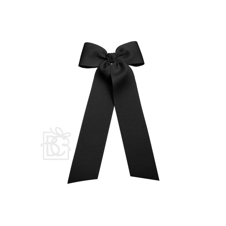 FLAT BOW W/ 7" STREAMERS ON ALLIGATOR CLIP - Premium Hair Bows from Beyond Creations, LLC - Just $9.95! Shop now at Pat's Monograms