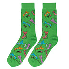 Turtle Games - Mens Crew Socks - Premium Socks from Crazy Socks - Just $8! Shop now at Pat's Monograms