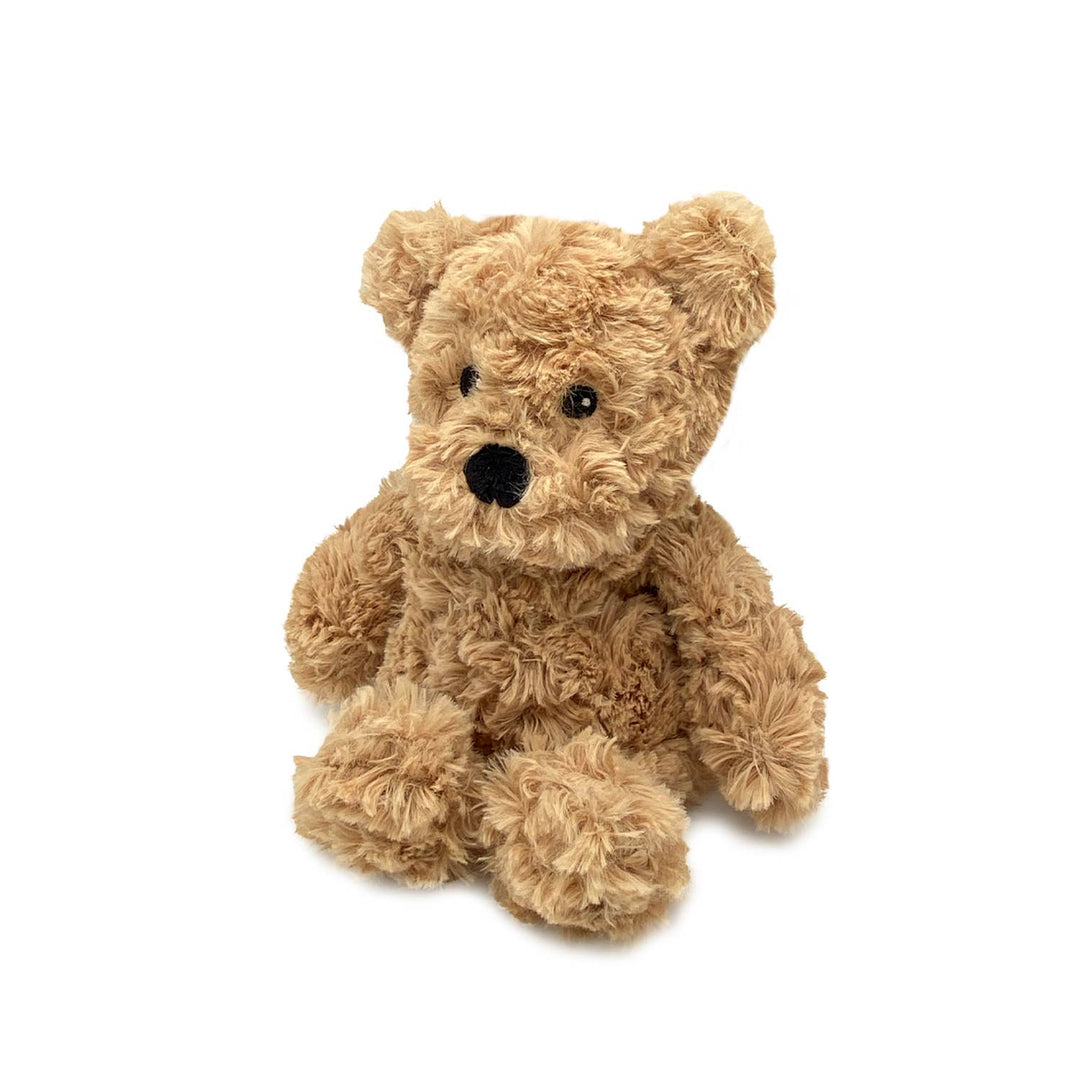 Warmies Junior - Brown Curly Bear - Premium stuffed animals from Warmies - Just $14.99! Shop now at Pat's Monograms