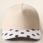 BIG POLKA DOT Brim Two-Tone Trucker Hat — Fashion City